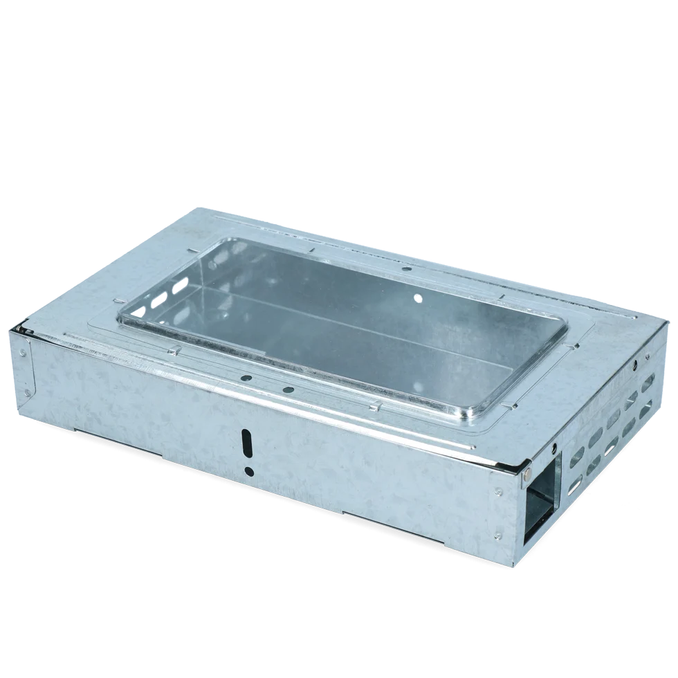 Piège à souris à capture vivante avec fenêtre d’observation et 2 entrées, 26,4 x 16 x 5 cm – Hofman Pest Control Catch-A-Mouse – Image 1