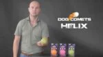 Balle pour chien à mouvement automatique et sons d’animaux, rose – Dog Comets Helix – Image 3
