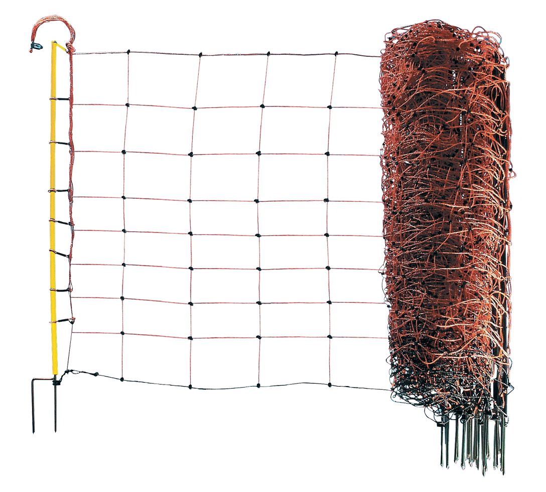 Schapennet 50 m, 90 cm Hoog met Dubbelpunt Filet à moutons 50 m, hauteur 90 cm, double pointe