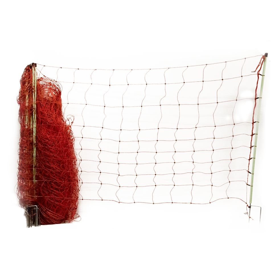 Filet de clôture anti-loups à double pointe, hauteur 145 cm, 50 m – Euro-Netz Wolf Jumbo – Image 1