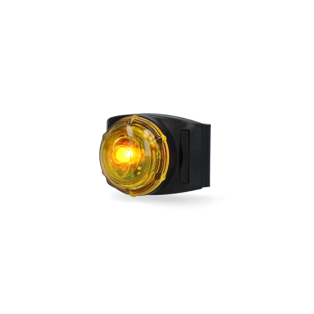 Lampe de sécurité pour collier de chien, jaune, 2 modes d’éclairage – Nightwalk Safety Light – Image 4