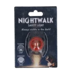 Lampe de sécurité pour collier de chien, orange, 2 modes d’éclairage – Nightwalk Safety Light