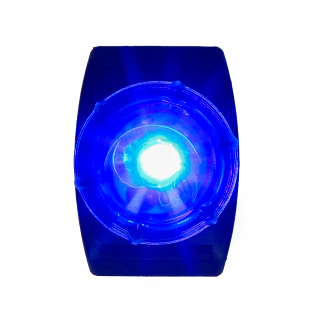 Lampe de sécurité bleue pour collier de chien, 2 modes d’éclairage – Nightwalk Safety Light – Image 2