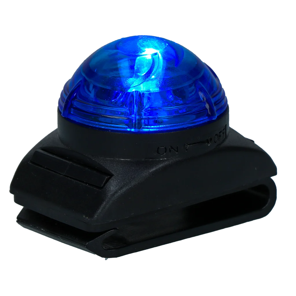 Lampe de sécurité bleue pour collier de chien, 2 modes d’éclairage – Nightwalk Safety Light – Image 3