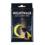 Gilet de sécurité pour chien avec éléments réfléchissants et fermeture autoagrippante jaune S – Nightwalk Safety Vest