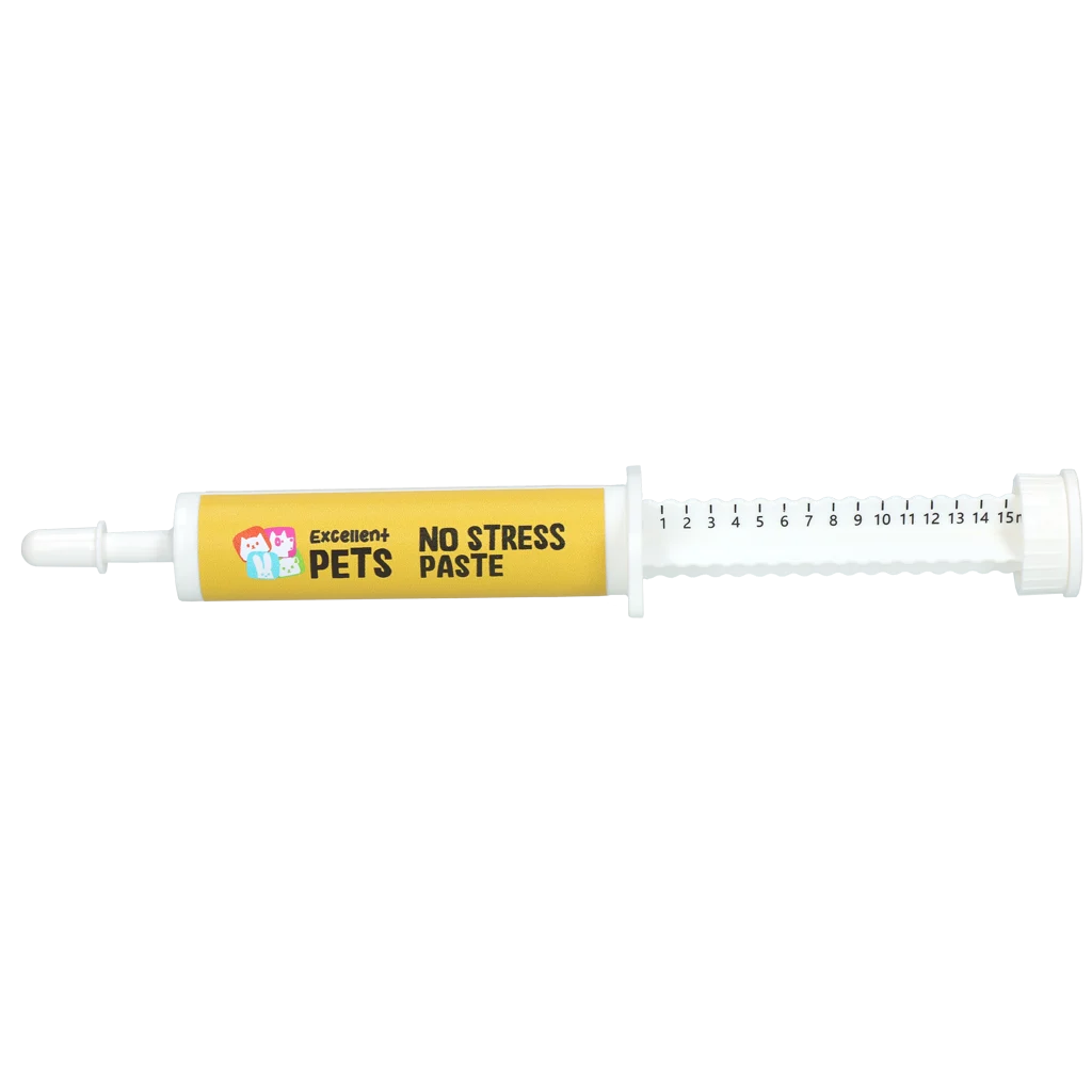 Pâte complémentaire pour chiens et chats en cas de stress, 15 ml – Excellent Pets No Stress Paste – Image 2