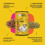 Complément alimentaire en poudre pour chiens et chats en période de stress, 250 g – Excellent Pets No Stress Mix – Image 6