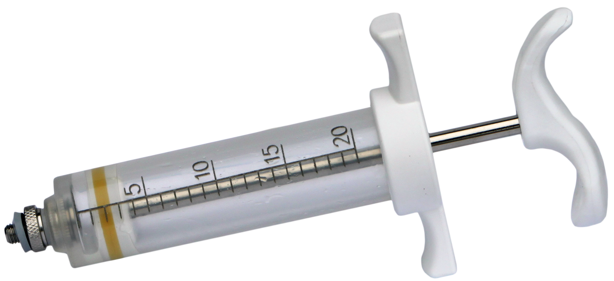Nylonspuit met Schroefaansluiting Seringue en nylon avec raccord à vis