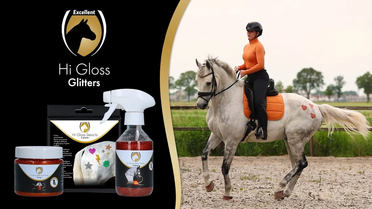 Vernis pailleté vert pour sabots, 150 ml – Excellent Horse Hi Gloss Glitter Hoof Polish – Image 6