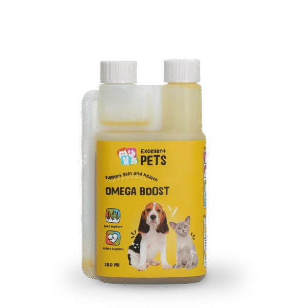 Huile oméga pour chiens aux huiles végétales, 250 ml – Excellent Pets Omega Boost