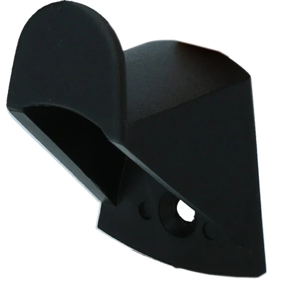 Crochet en plastique pour licol, noir, 3,5 x 3 cm – Vplast