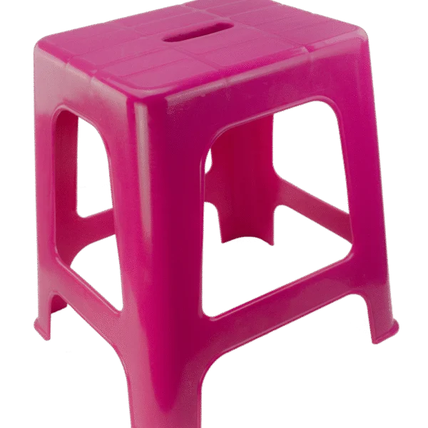 Marchepied et siège à 1 marche, rose, hauteur 41 cm – Vplast