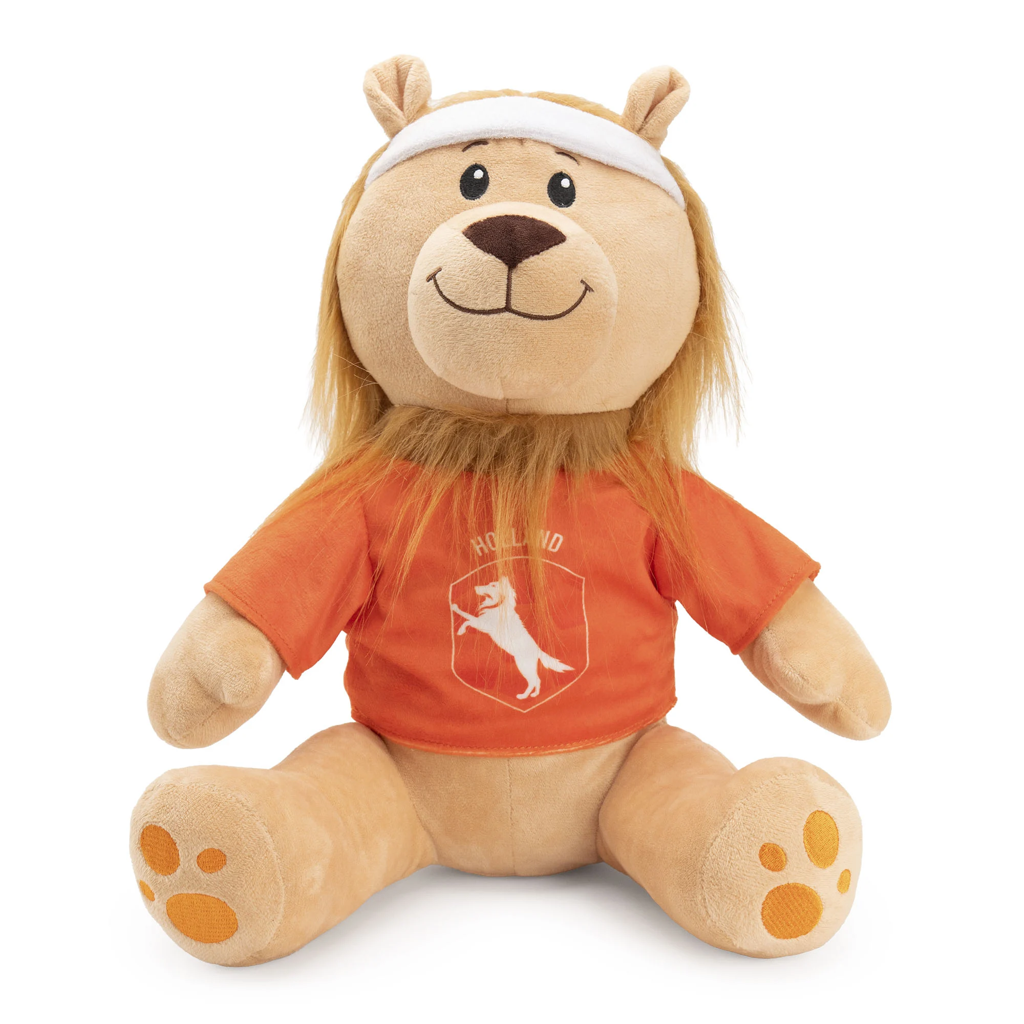 Peluche pour chien Lion, orange, 34 cm – Holland Lion orange L – Image 1