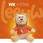 Peluche lion pour chien, orange, 28 cm – Holland Oranje Leeuw M – Image 2