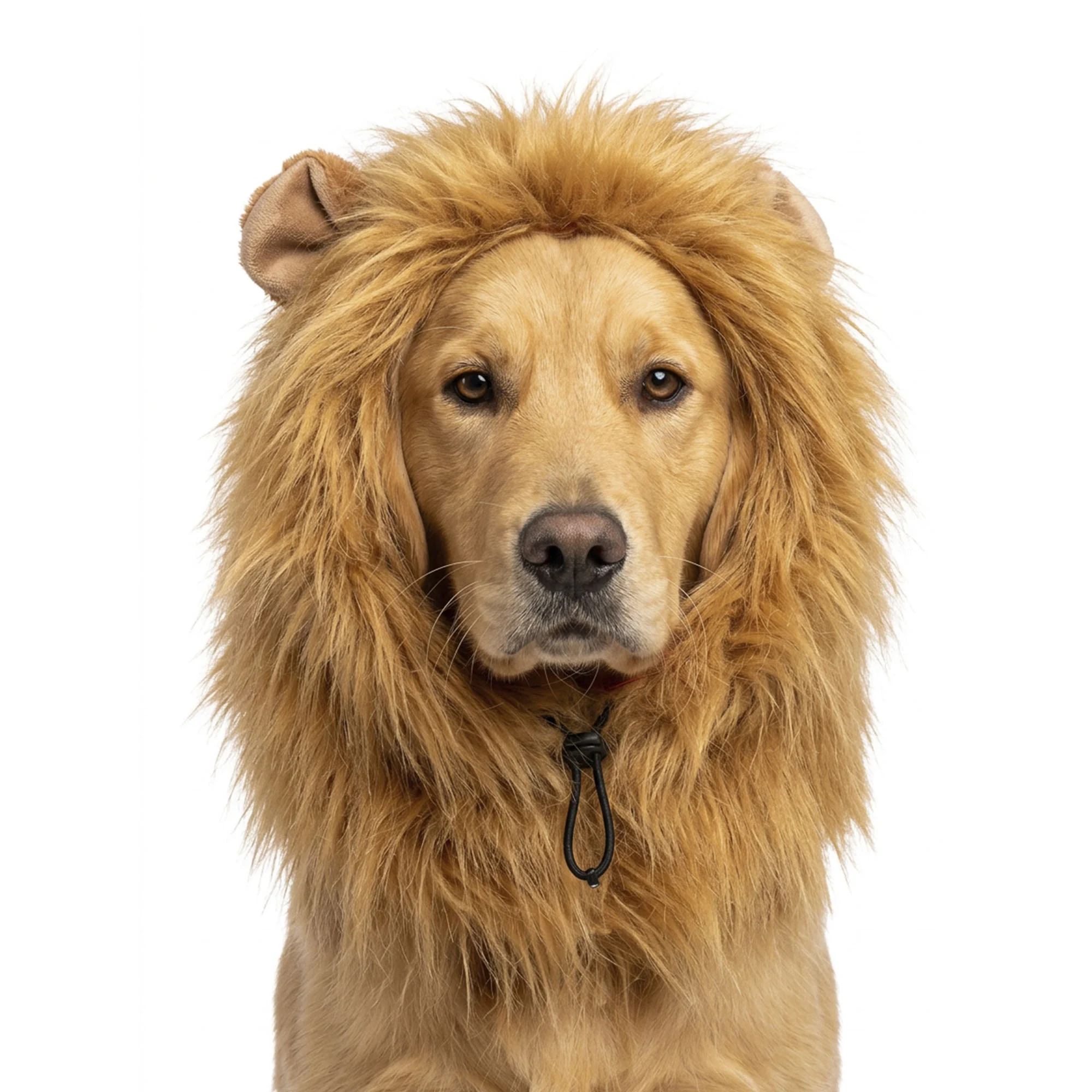Crinière de lion orange pour chien L – Parure à crinière orange Holland – Image 1