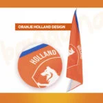 Bandana orange pour chien S pour la fête du Roi – Bandana orange Holland – Image 3