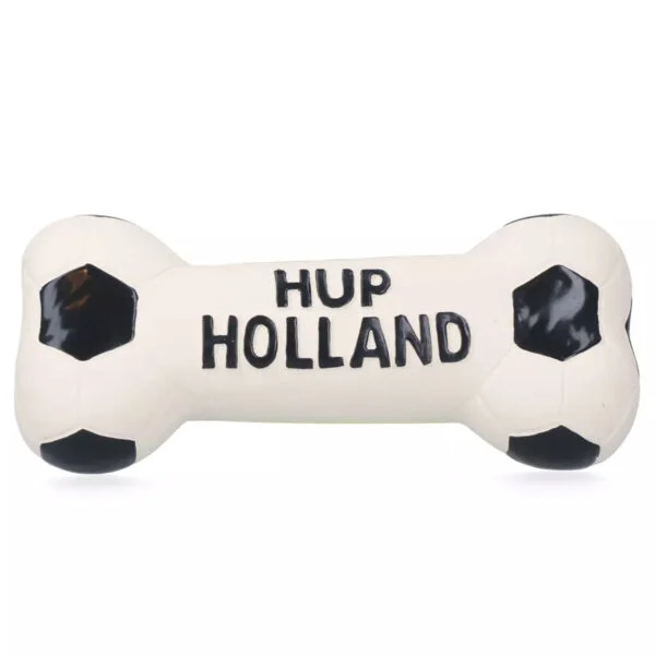 Jouet pour chien en latex en forme d’os, orange – Holland WK Bot