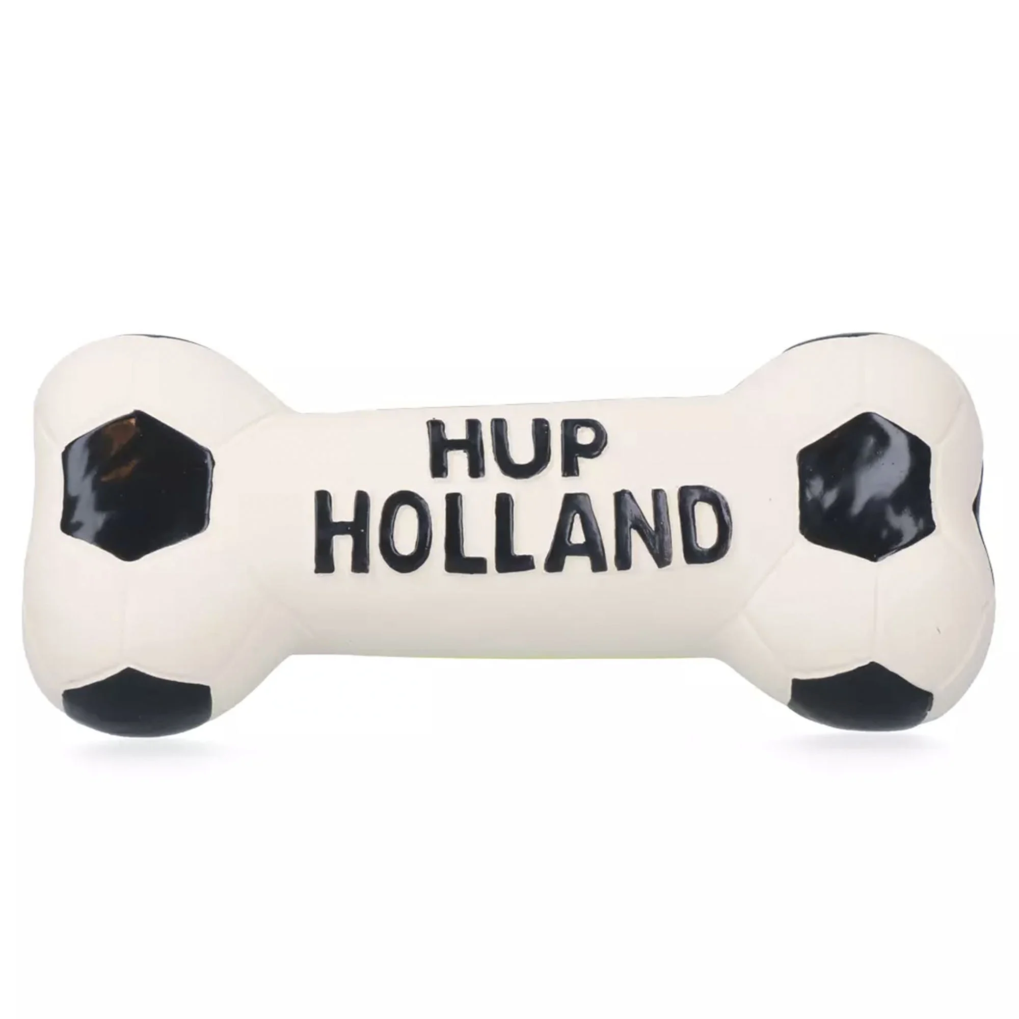 ORAN0019_00.jpg Jouet pour chien en latex en forme d’os, orange – Holland WK Bot – Image 1