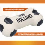 Jouet pour chien en latex en forme d’os, orange – Holland WK Bot – Image 3