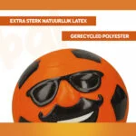Jouet pour chien en latex avec couineur, orange, L – Holland Mr. Dutch – Image 5