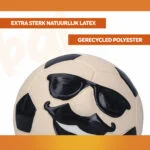 Jouet pour chien en latex avec couineur, orange, M – Holland Mr. WK Soccer – Image 5