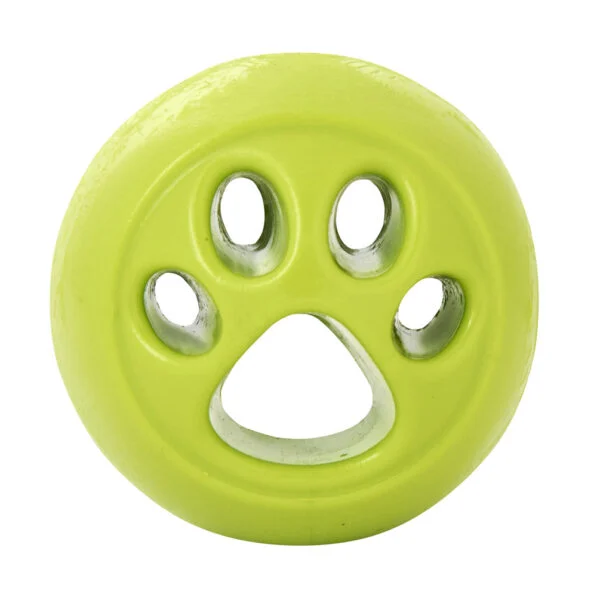 Balle distributrice en TPE verte 6 x 6 cm – Outward Hound (Kyjen) Orbee-Tuff Nooks