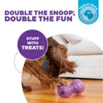 Jouet distributeur de friandises pour chien en TPE – Outward Hound Double Snoop – Image 2