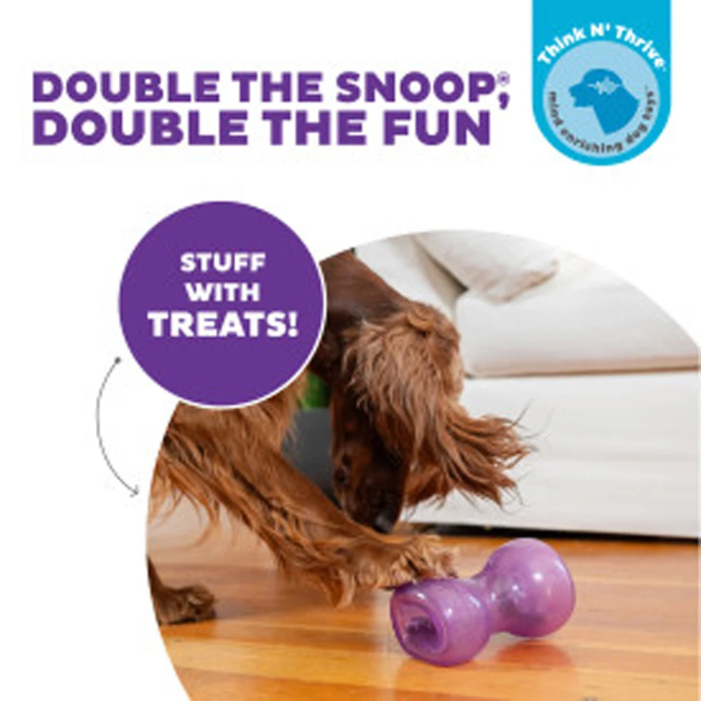 Jouet distributeur de friandises pour chien en TPE – Outward Hound Double Snoop – Image 2