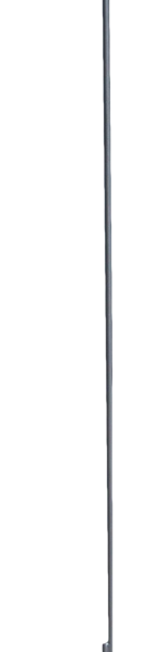 Piquet à ressort en acier avec boucle, blanc, 110 cm – ZoneGuard