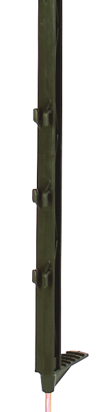 Piquet à enfoncer en plastique, 75 cm, vert – ZoneGuard