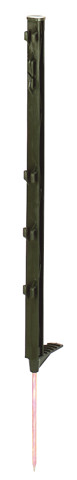 Piquet à enfoncer en plastique, 75 cm, vert – ZoneGuard