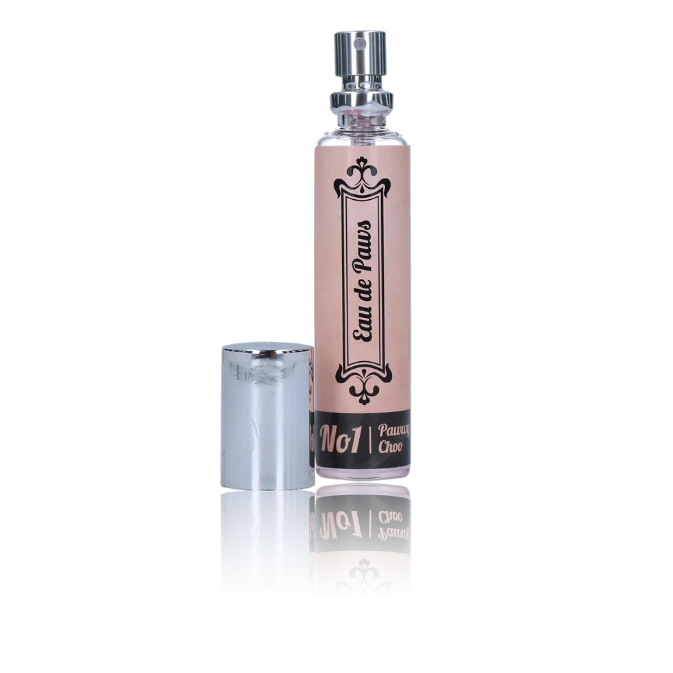 Parfum pour chienne à l’orange et à l’orchidée, 30 ml – Eau de Paws No1 Pawwy Choo – Image 2