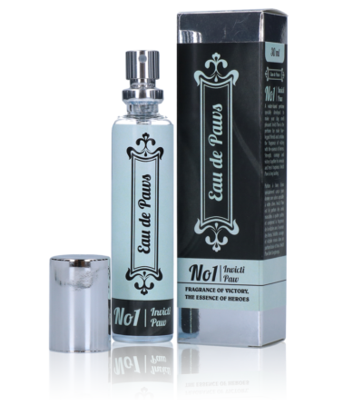 Parfum pour chien mâle aux notes boisées, 30 ml – Eau de Paws No1 Invicti Paw