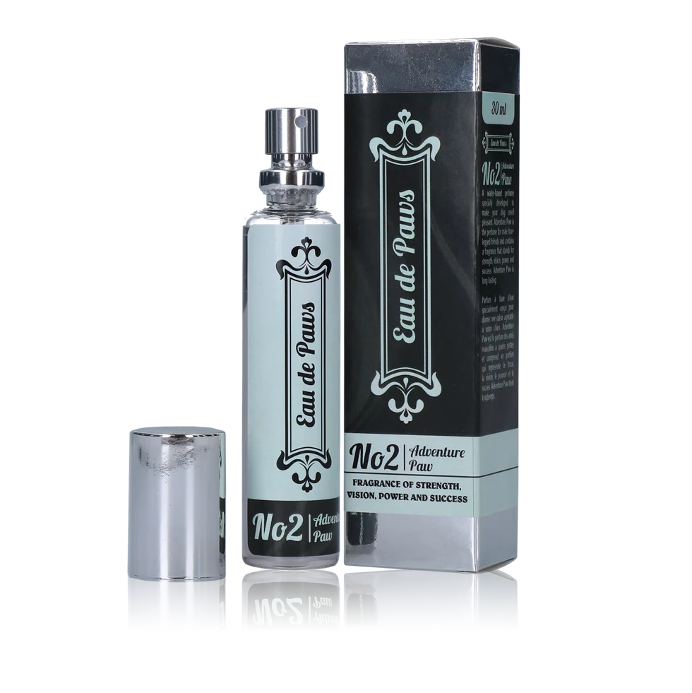 PAW0006.png Parfum pour chien mâle à base d’eau, 30 ml – Eau de Paws No2 Adventure Paw – Image 1