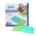 Ensemble de gamelles anti glouton avec ventouses – Pawise Slow Feeding Set