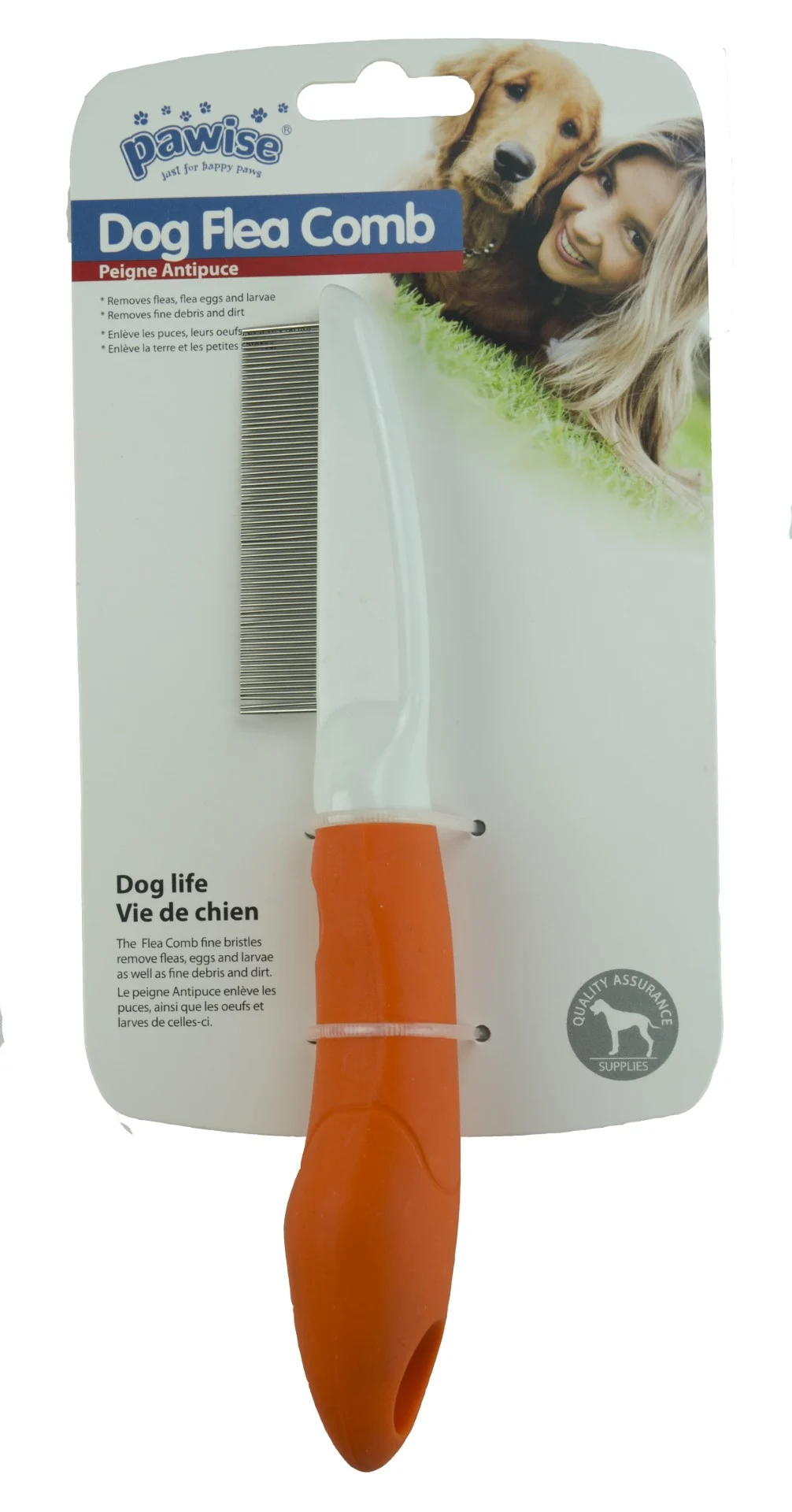 Peigne à puces pour chiens avec 70 dents, 21 cm – Pawise Dog Flea Comb – Image 2