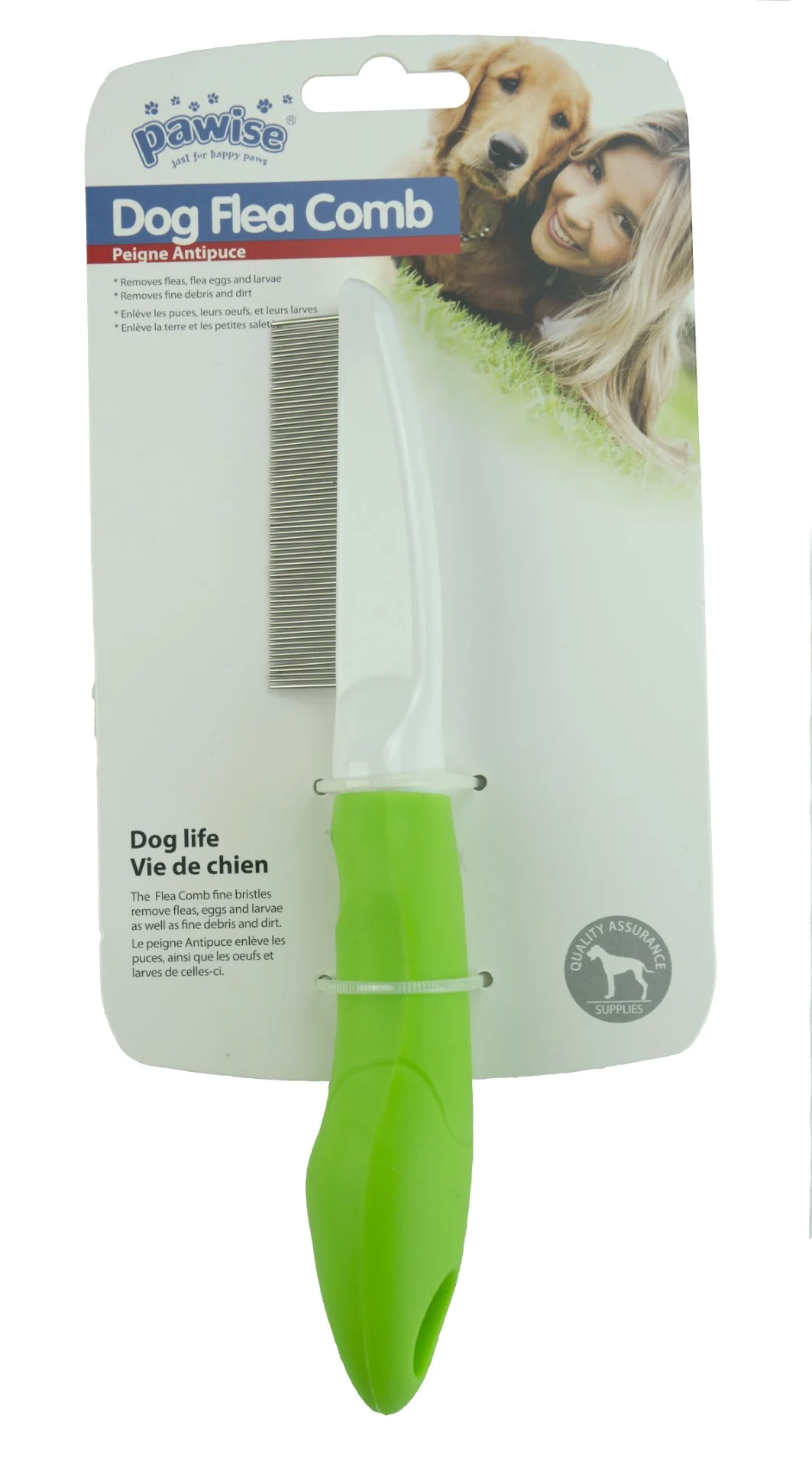 Peigne à puces pour chiens avec 70 dents, 21 cm – Pawise Dog Flea Comb – Image 3