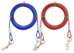 Longe d’attache en câble d’acier gainé de vinyle, 7 m – Pawise Tie Out – Image 2
