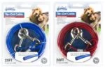 Longe d’attache en câble d’acier gainé de vinyle, 7 m – Pawise Tie Out