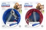Longe d’attache en câble d’acier gainé de vinyle, 7 m – Pawise Tie Out Heavy Duty