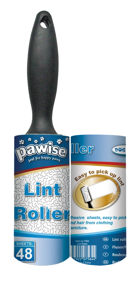 PAWI11564.png Rouleau anti poils avec 2 x 48 feuilles adhésives – Pawise – Image 1