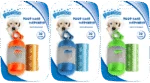 Distributeur de sacs à déjections avec 2 rouleaux de 20 sacs, pour laisse ou pantalon – Pawise Poop Bag Dispenser
