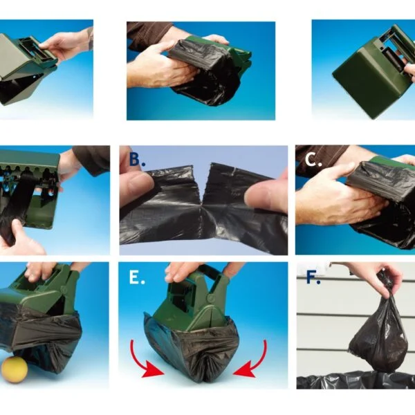 Pelle à déjections canines pour l’herbe et le trottoir, avec 12 sacs, 13,6 x 19 cm – Pawise Waste Scooper