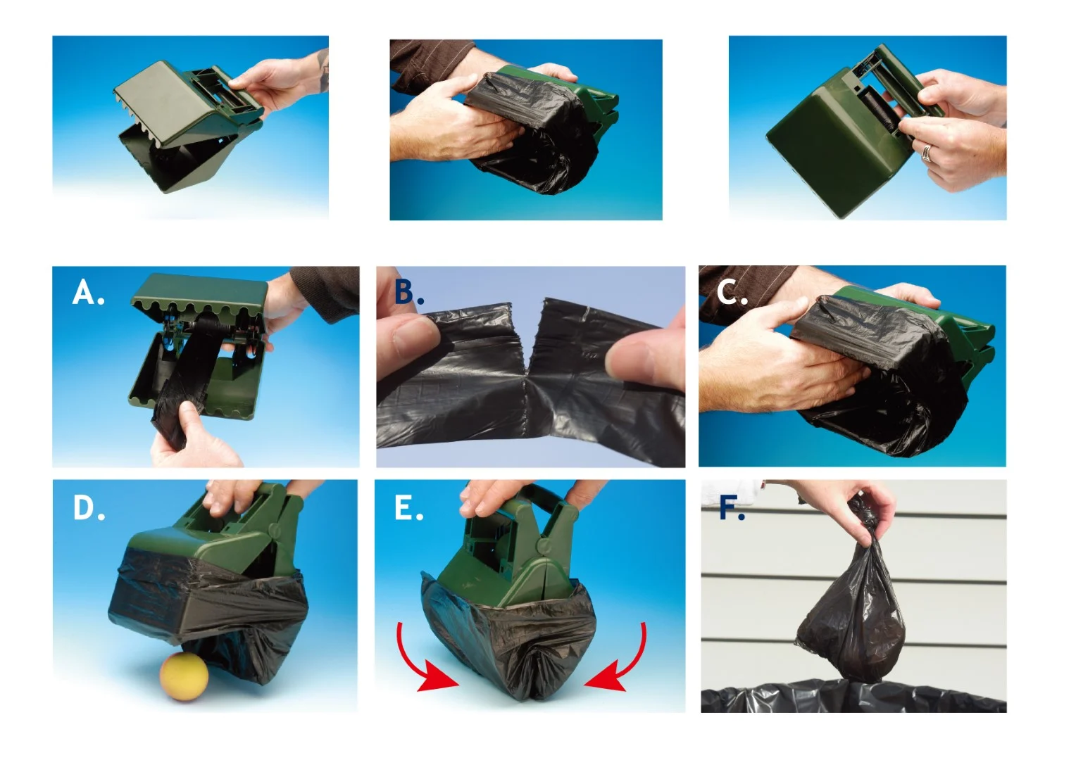 Pelle à déjections canines pour l’herbe et le trottoir, avec 12 sacs, 13,6 x 19 cm – Pawise Waste Scooper – Image 1