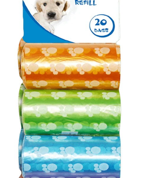 Sacs à déjections canines de recharge, 8 rouleaux de 20 sacs – Pawise Refill Poop Bag 8-pack