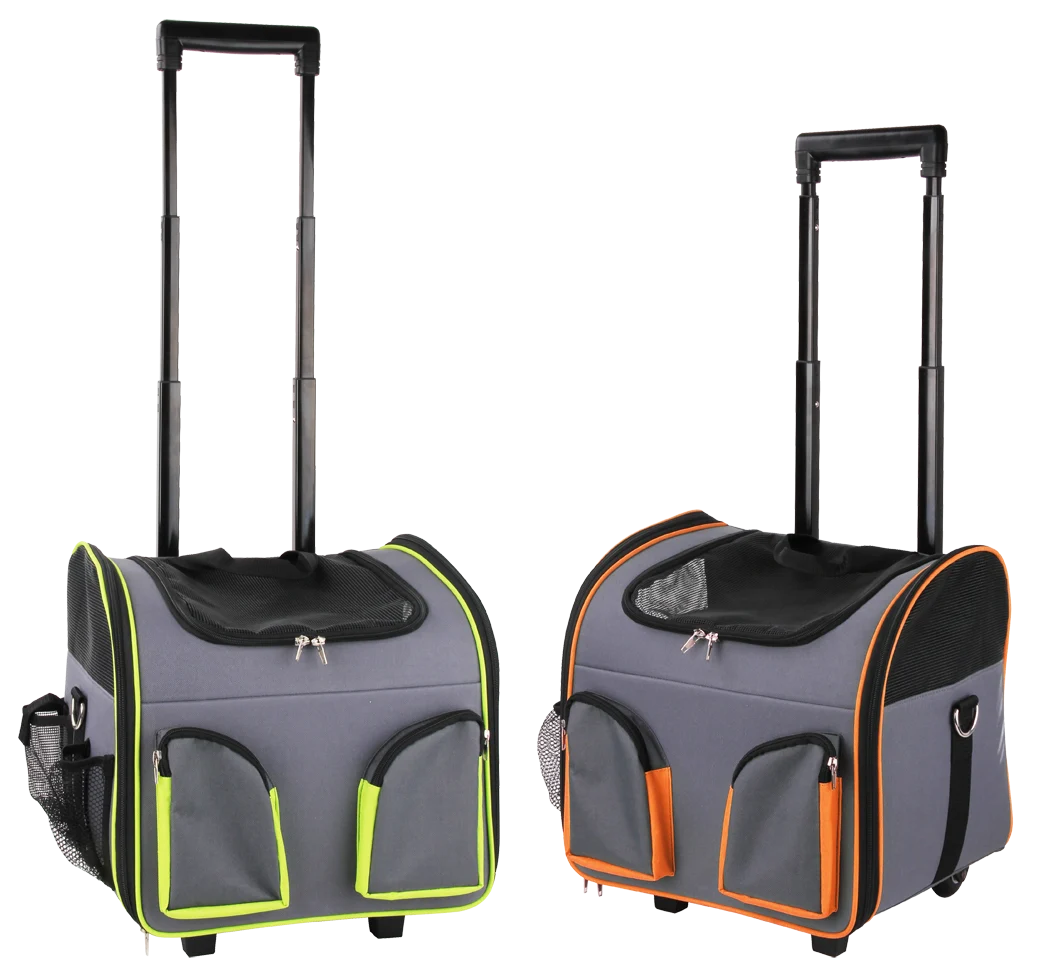 Poussette de transport pour petits chiens, jusqu’à 7 kg, 37 x 27 x 33 cm – Pawise Pet Trolley Bag – Image 1