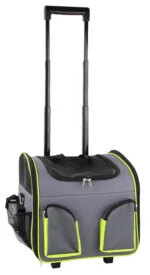 Poussette de transport pour petits chiens, jusqu’à 7 kg, 37 x 27 x 33 cm – Pawise Pet Trolley Bag – Image 3