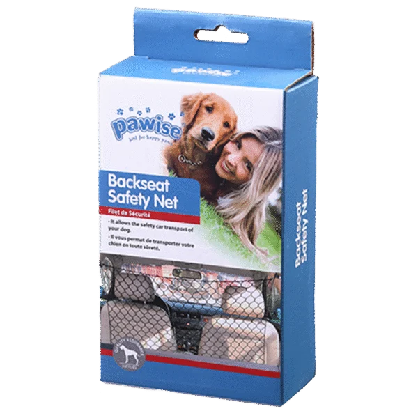 Filet de séparation pour voiture pour chien, 122 x 64 cm – Pawise Backseat Safety Net