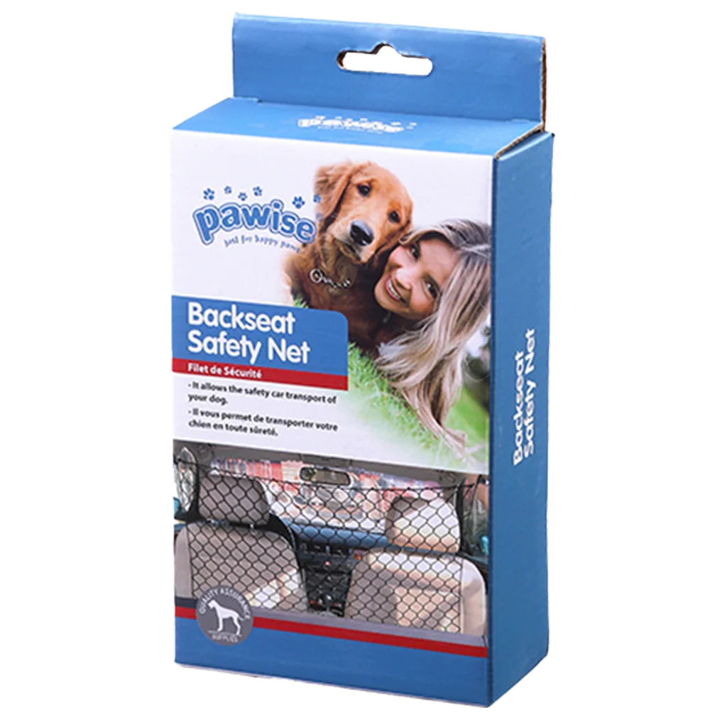 PAWI12515.png Filet de séparation pour voiture pour chien, 122 x 64 cm – Pawise Backseat Safety Net – Image 1