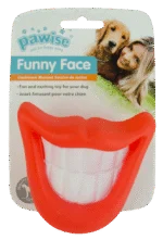 Jouet pour chien avec pouic pour selfies – Pawise Funny Face Big Tooth